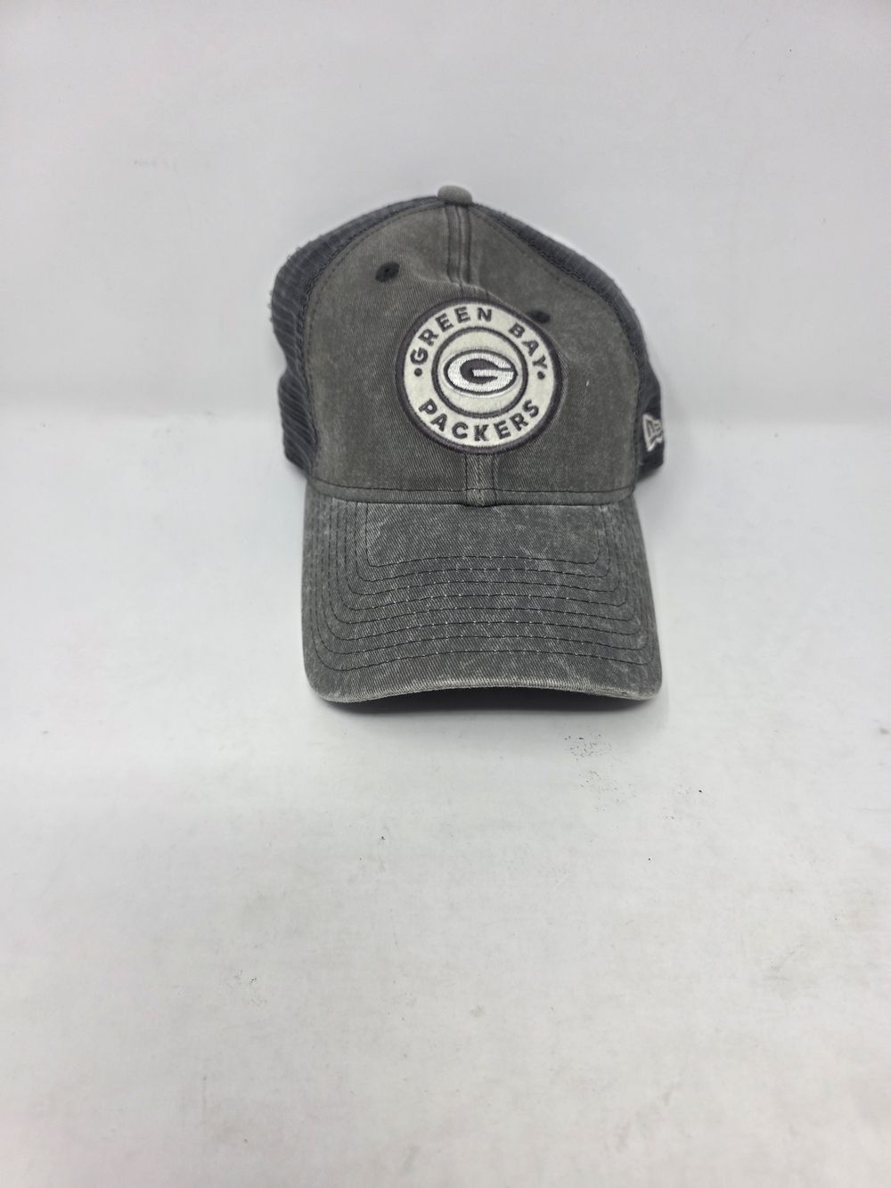 Green Bay Packers New Era 9TWENTY Women’s Gray Mesh Trucker Hat